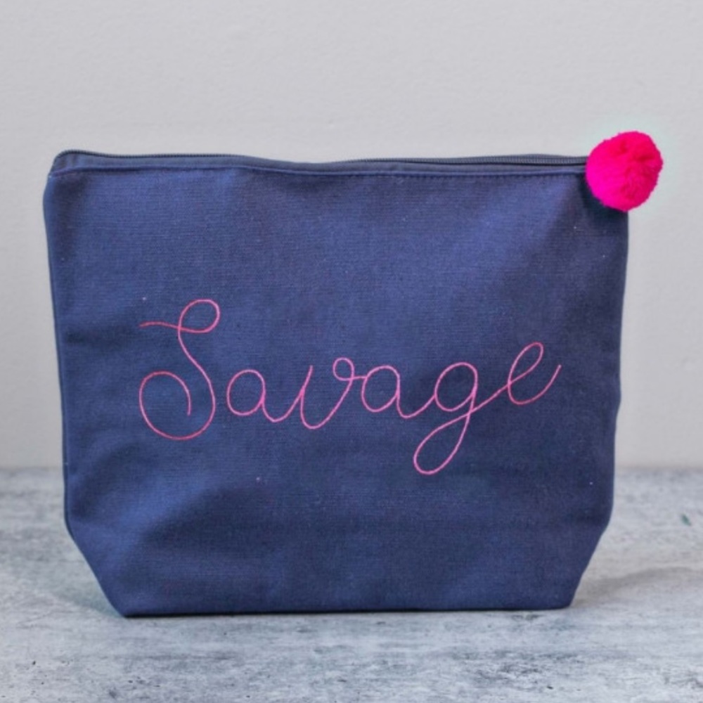 Savage (not average) Oversized Travel Cosmetic Bag